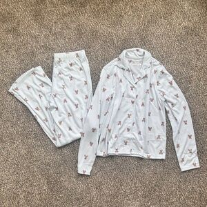 Abercrombie Kids Sleep Set 15/16 – Fits Women’s XS – Teddy Bear Pajamas